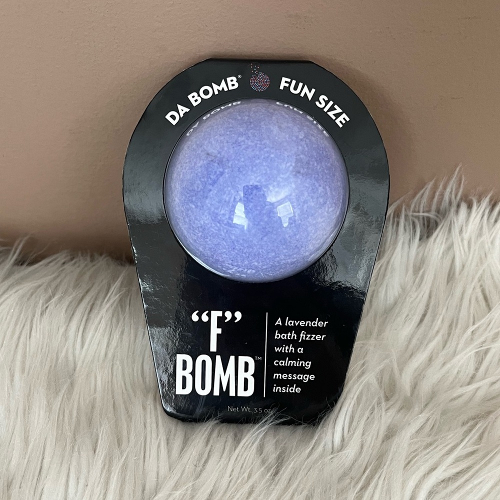 Da Bomb "F" Bomb Bath Fizzer in Lavender - NWT